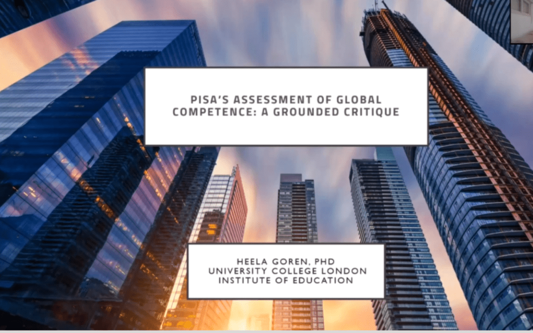 Grounding PISA: A critique of the OECD measure of global competence