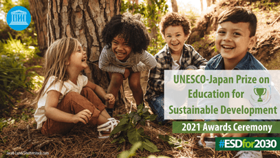 Podelitev Unesco-Japonske nagrade za izobraževanje za trajnostni razvoj tudi prek spleta
