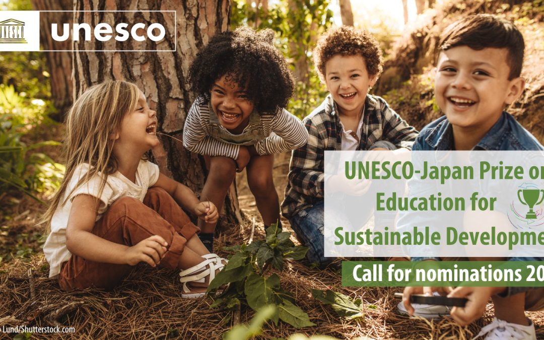 Nagrada UNESCO in Japonske za izobraževanje za trajnostni razvoj 2023
