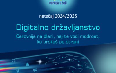 Nova publikacija ob natečaju Evropa v šoli 2024/2025: Digitalno državljanstvo